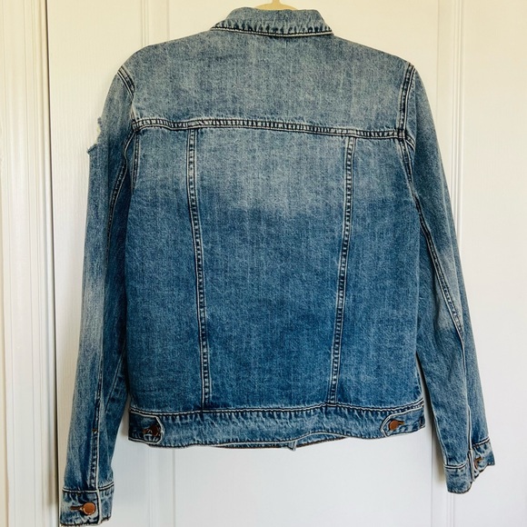 Nordstrom Distressed Denim Jacket - Picture 6 of 7